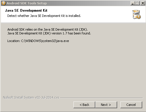 Figure 5: Android installer