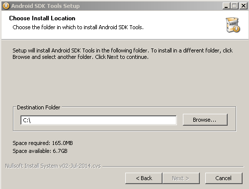 Figure 7: Android installer