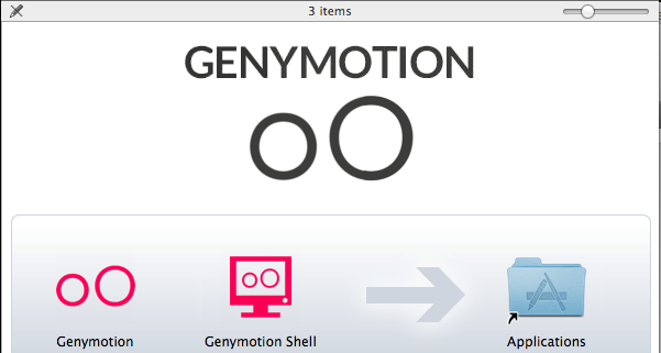 Figure 5: Installing genymotion on OSX (Mac) platform