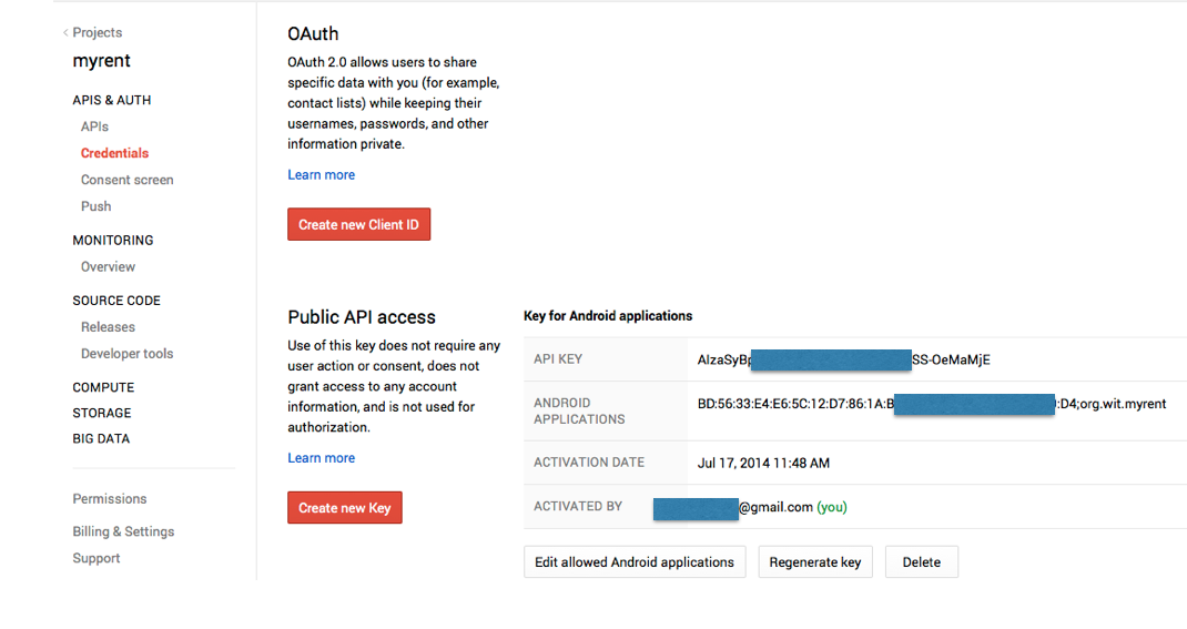 Figure 7: Public API access