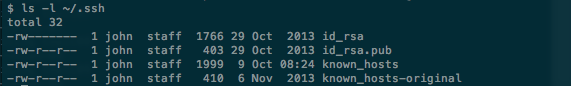 Figure 3: SSH Keys